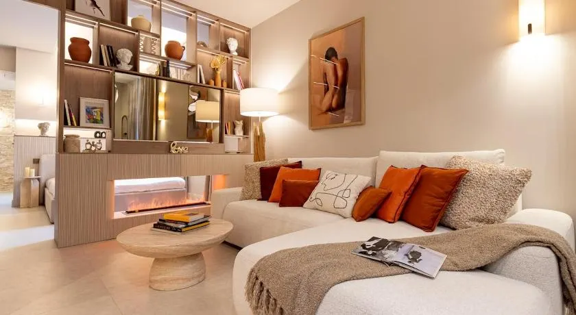 DORA Modern apartment with steam fireplace and freestanding bathtub, , 4 people - Image 1