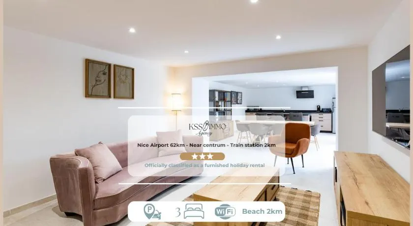 Appart HOTEL 3 Chambres - parking - clim - Image 1