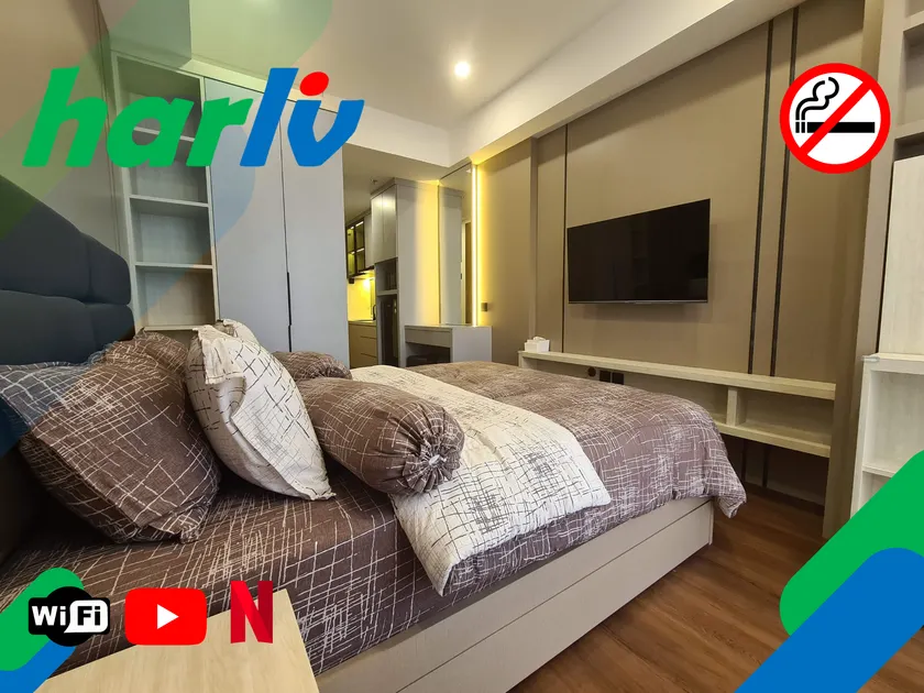 Harliv Studio A1-1022 Pool View @ Pollux Habibie - Image 1