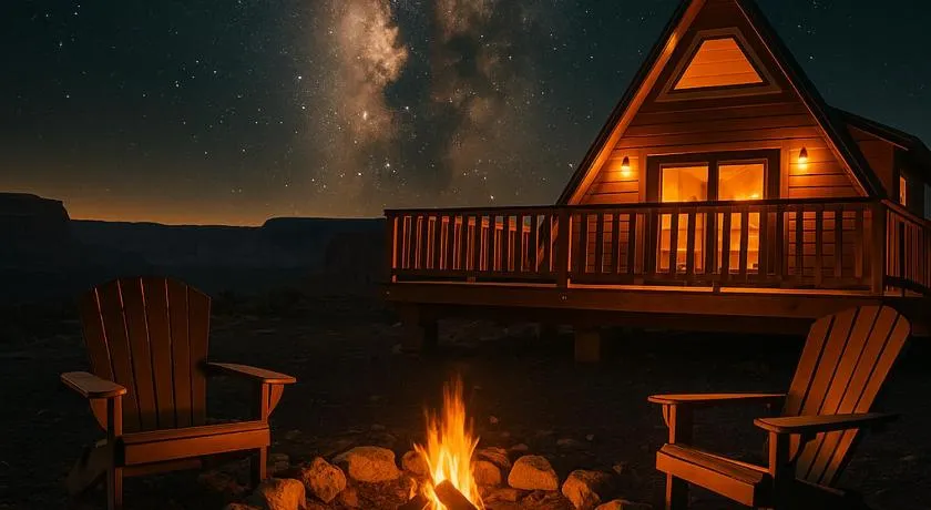 Grand Canyon A-Frame Hot-tub & Sauna - Image 1