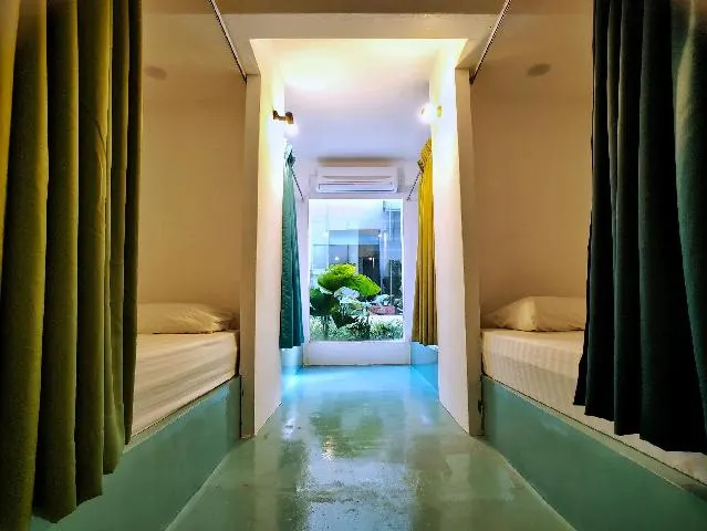 Beds In Garden Hostel - Image 1