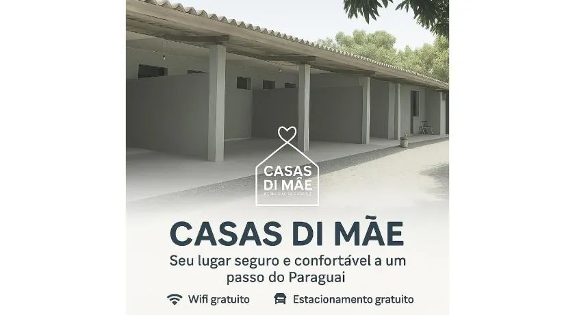 Residencial Casas 1 e 2 quartos Tv Ar Estacionamento Wifi Próximo ao Centro e Paraguai - Image 1