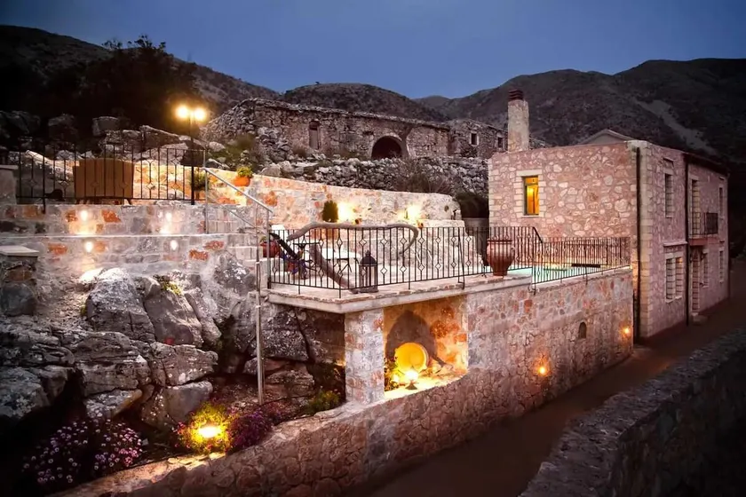 Stone Built Villa Galatia, Poolside & Perfect View - Image 1