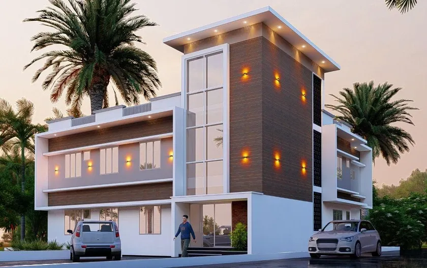 Furnished 2 BHK Family Apartments near Triprayar Shree Rama Temple - Beevees Homes Thriprayar - Image 1