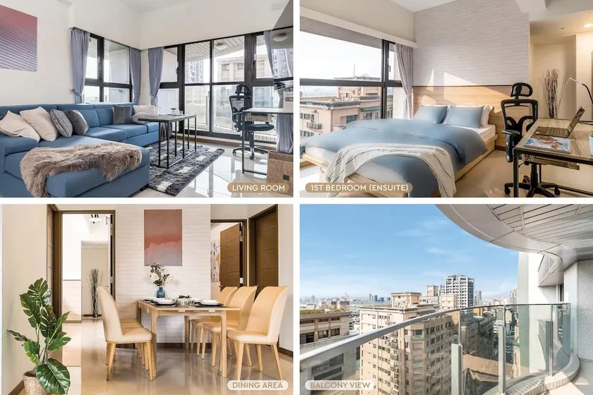 High Floor New Bldg 4B2bLDK Ximending, Stunning Views • 高層新樓 4房2衛 西門町 美景 - Image 1