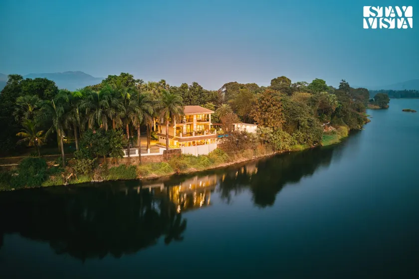 StayVista at Maison Vera with Pool, River front view - Image 1