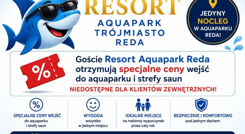 Aquapark Reda Resort - jedyne noclegi w Aquaparku Reda - Image 1