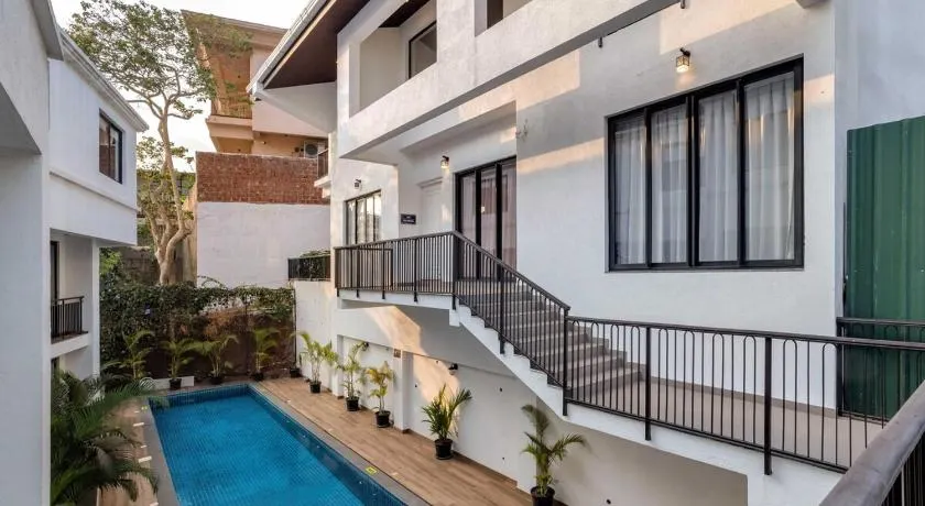 Casa Solana by Hireavilla - Modern 4BHK Villa w Private Pool near Candolim - Image 1