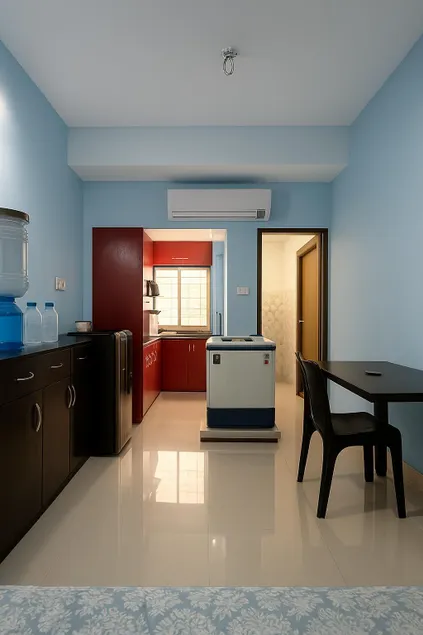 Spacious 2BHK apartment near airport - Image 1