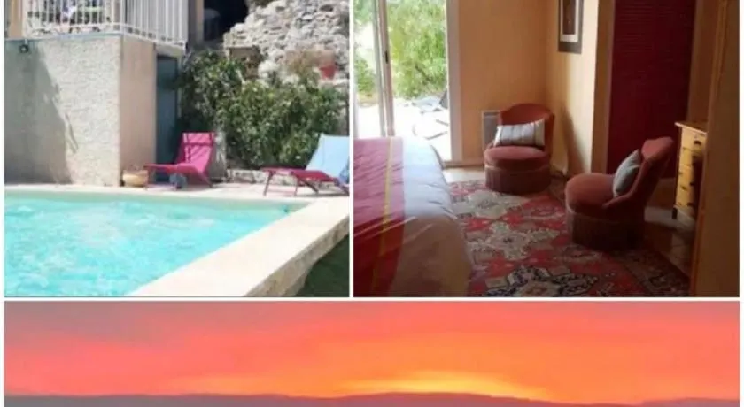 Chambre pour 2 , Jardin Piscine Arrêt de bus 50m ,Climatisé - Image 1