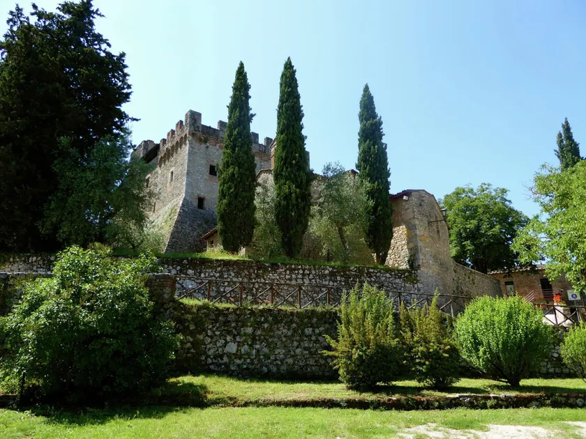 Vintage Castle in Monteriggioni Tuscany near Forest - Image 1