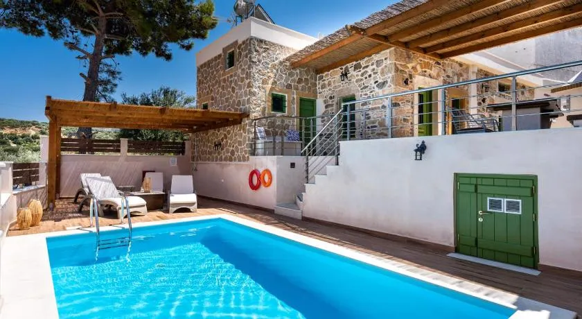Aggel's House - stone house - private pool - courtyard - countryside views - Image 1
