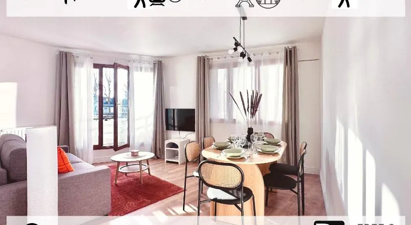 Direct Metro to Paris, 3-room-flat with a view, Stade de France, Free parking - Image 1