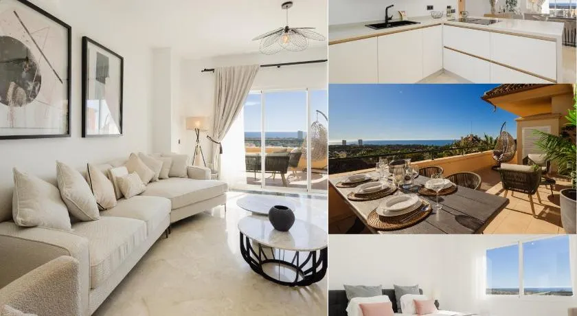 Apartment, with large private terrace and panoramic sea views, in Elviria Hills, Marbella - Image 1