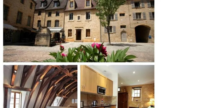 Le Grenier du Chapitre son loft avec les poutres et l'appartement une chambre sans les poutres - Image 1