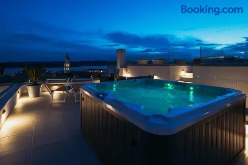 APARTMENT 2 Villa Stella Deluxe with a heated swimming pool, jacuzzi, sauna and BBQ - Image 1