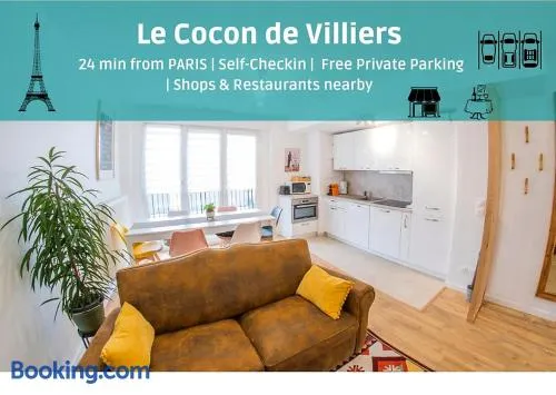 Paris & DisneyLand - 2min From Train Station - Private Indoor Parking - Image 1