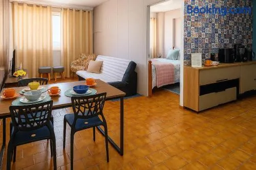 Studio chamorso - Cama Queen - AC - Garagem - Image 1