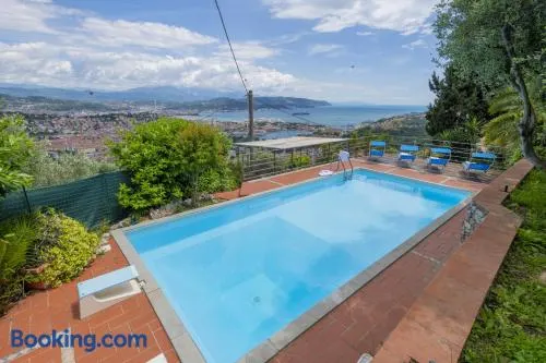 Villa le palme-Pool, garden, terrace & sea view - Image 1