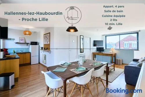 99B - Appartement lumineux 4 pers proche Lille - Image 1