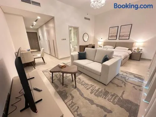 HARF310 Modern Studio w Balcony at Yas Island - Image 1