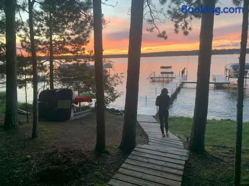 Whitefish Chain Retreat on Big Trout Lake Pontoon - Image 1
