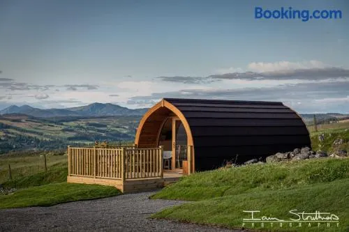 Lawers Luxury Glamping Pet Friendly Pod at Pitilie Pods - Image 1