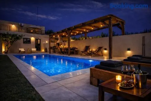 stone villa marianna With heated private pool &guest studio - Image 1