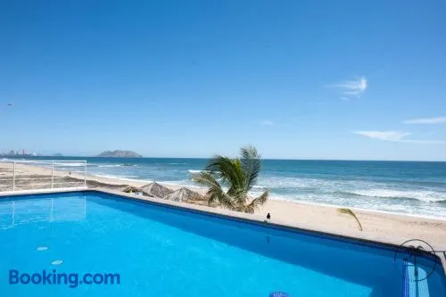Spacious Apartment with Private Balcony & Ocean View - Brujas - Image 1