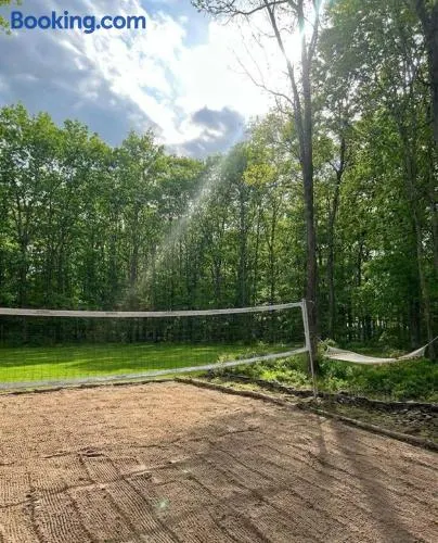 Private vollyball court five acre home with AC in Catskills - Image 1