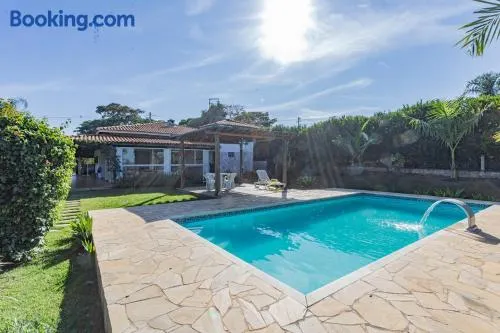 Casa de Campo c Piscina e Wi-Fi em Gramadinho - Image 1