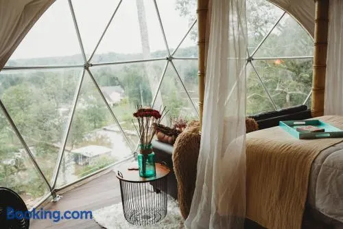 WATERFRONT LUXURY GLAMPING DOME - Image 1