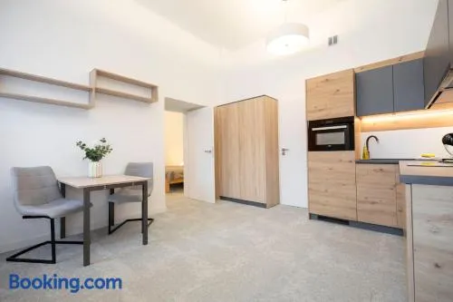ALURE RESIDENCES 2 - 24h self check-in & private parking next to the apartment building included, CITY CENTER right on SNP Square in a quiet passage, new building, best deal in town - Image 1