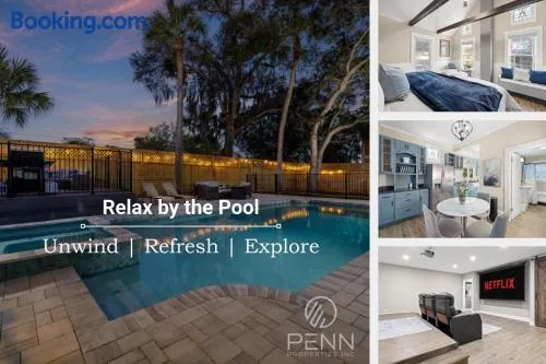 Luxurious Escape Sleeps 10 with Private Pool & Spa - Image 1