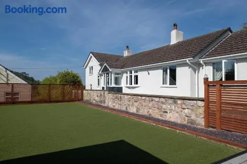 Pen y coed with hot tub and sauna surrounded by countryside views - Image 1