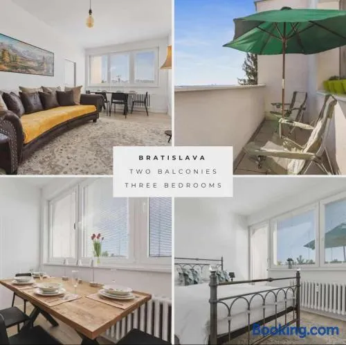 3 Bedrooms and Living room in Bratislava - Image 1