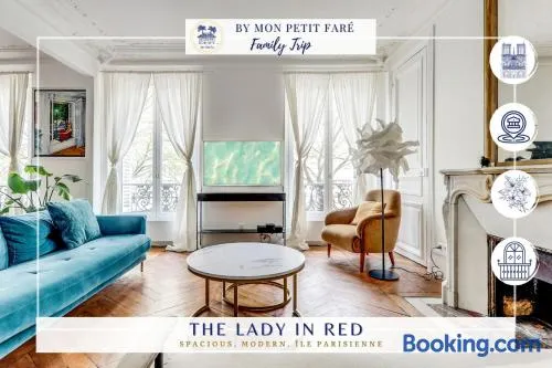 The Lady in Red Romantic & Silky Notre Dame - Image 1