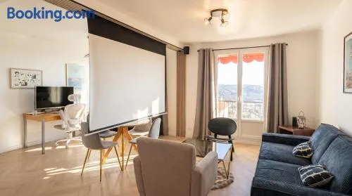 Appartement avec vue sur Grasse et home cinéma - Image 1
