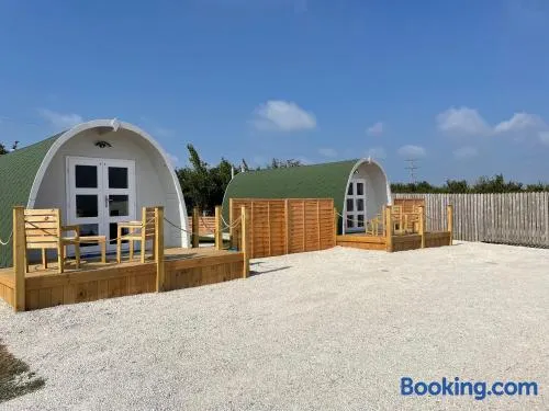 Cosy Glamping Pod with Ensuite WC Near Kingsbridge & Salcombe - Image 1