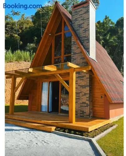 Recanto do Tabuleiro chalé com hidro, lareira, churrasqueira e cozinha perto de floripa - Image 1