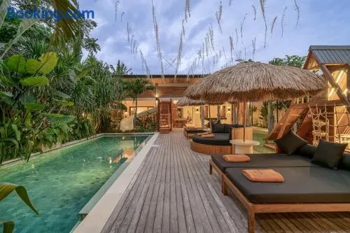 Incredible Family villa with water slide Beachside - Image 1