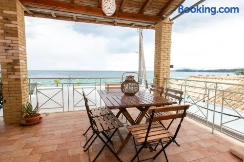 Seaview stone apartment in Ipsos Beach - Image 1