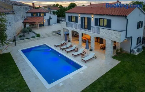 Villa Ajda with heated privat pool, jacuzzi, sauna, 4 bedroom, 4 bathroom - Image 1