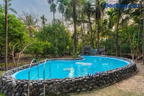 SaffronStays Chikoo Wadi- 3BDR Pet-friendly Villa with Pool in Boisar - Image 1