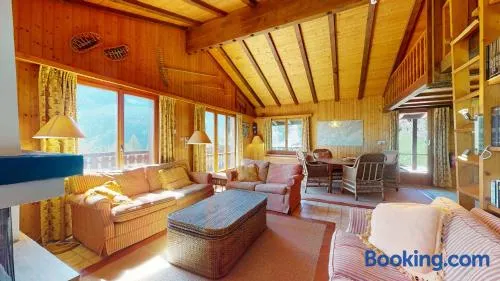 Warm chalet with a nice exterior in Les Marécottes - Image 1