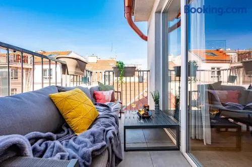 Prague Days - Two Bedroom Apartment with Parking, Balcony, Grill & Projector - Image 1
