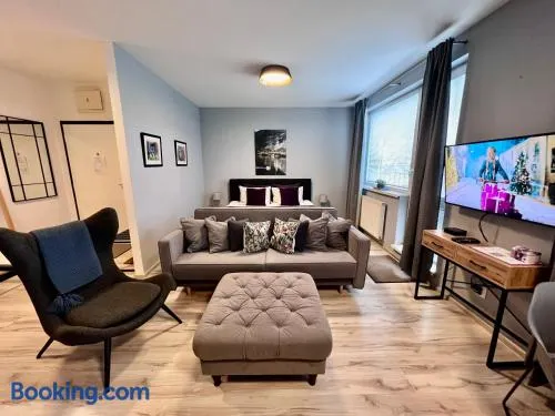 BL - The Executive Suite, Boru - 24hr Self Check-in, Free Private Parking, Balcony with Mountain View, 5 minute walk to City Center - Image 1