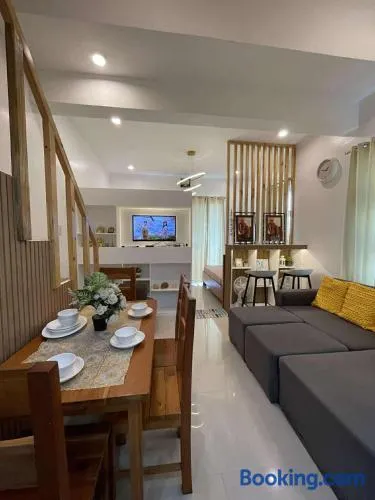 Spacious Studio Camaya Coast Beach Condo 203 Sea View with Balcony - Image 1