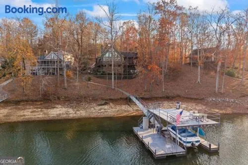 Chapman Cottage -Lakefront, Deep Water Dock-Party Deck, Paddleboard, Grills, Game Room, Pool table, Fireplace - Image 1