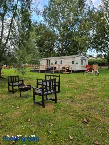 The Duck - Free Fishing, pets welcome - static caravan in Clare, Suffolk - Image 1